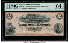 Canada Sault St. Marie, CW- Bank of Brantford $2 1.11.1859 Ch.# 40-12-04R Remainder PMG Choice Uncirculated 64 EPQ. 

HID09801242017

© 2020 Heritage ...