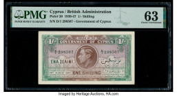 Cyprus Central Bank of Cyprus 1 Shilling 25.8.1947 Pick 20 PMG Choice Uncirculated 63. 

HID09801242017

© 2020 Heritage Auctions | All Rights Reserve...