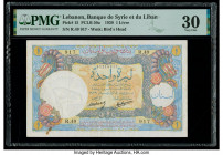 Lebanon Banque de Syrie et du Liban 1 Livre 1939 Pick 15 PMG Very Fine 30. Tears are noted on this example.

HID09801242017

© 2020 Heritage Auctions ...