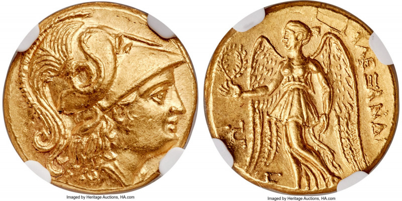 MACEDONIAN KINGDOM. Alexander III the Great (336-323 BC). AV stater (18mm, 8.53 ...
