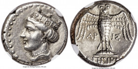 PONTUS. Amisus (as Peiraieus). Late 5th-4th centuries BC. AR siglos (17mm, 5.75 gm, 3h). NGC Choice XF S 5/5 - 4/5, Fine Style. Persic standard, ca. 4...