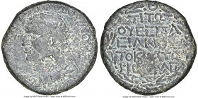 ARMENIAN KINGDOM. Kings of Armenia Minor. Aristobulus (AD 54-92). AE (25mm, 10.00 gm, 11h). NGC Choice VF 5/5 - 2/5, countermark. Nicopolis ad Lycum, ...