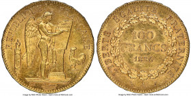 Republic gold 100 Francs 1886-A MS62+ NGC, Paris mint, KM832, Fr-590, Gad-1137. A superb and wholly lustrous specimen certified on the cusp of Choice ...