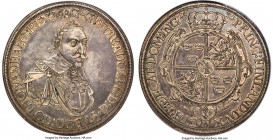 Augsburg - Swedish Occupation. Gustav Adolf II Taler 1632 AU55 NGC, KM-A68, Dav-4543. A pleasing selection of this highly historical issue produced du...
