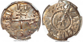 Anglo-Viking. Kingdom of York "Cnut - Cunnetti" Penny ND (c. 895-902) MS61 NGC, York mint, S-993, N-501. 1.35gm. +CVИ (group of 3 pellets) NET (group ...
