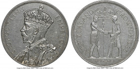 George V Proof "Waitangi" Crown 1935 PR62 NGC, KM6, Dav-443. Mintage: 468. Struck to commemorate the Treaty of Waitangi, the accord signed in 1840 bet...