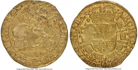 Brabant. Philip IV gold Souverain ou Lion d'Or 1654 MS61 NGC, Brussels mint, KM77.2. A commendable Mint State example of the type, punctuated by tange...
