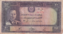 Afghanistan, 20 Afghanis, 1939, FINE, p24a
There are blemishes, cracks and breaks
Estimate: USD 150-300