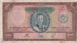 Afghanistan, 1.000 Afghanis, 1939, FINE, p27A
There are tapes openings and stains
Estimate: USD 1000-2000