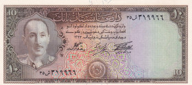 Afghanistan, 10 Afghanis, 1954, AUNC(+), p30c
Estimate: USD 20-40