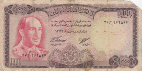 Afghanistan, 1.000 Afghanis, 1967, FINE, p46
There are large rips, rips and stains
Estimate: USD 20-40