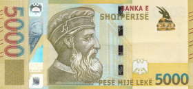 Albania, 5.000 Leke, 2017, XF, p80a
Estimate: USD 20-40