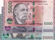 Armenia, 5.000-10.000-20.000 Dram, 2018, UNC, pNew, (Total 3 banknotes)
Estimate: USD 75-150