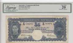 Australia, 5 Pounds, 1941, VF, p27b
PMG 20
Estimate: USD 200-400