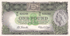 Australia, 1 Pound, 1961/1965, AUNC, p34a
Queen Elizabeth II Portrait, Commemorative Banknote
Estimate: USD 150-300