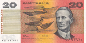 Australia, 20 Dollars, 1991, XF, p46h
Estimate: USD 20-40