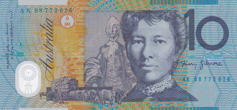Australia, 10 Dollars, 1998, UNC, p52b
Polymer plastics banknote
Estimate: USD...