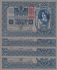 Austria, 1.000 Kronen, 1919, UNC, p59, (Total 4 banknotes)
Estimate: USD 20-40