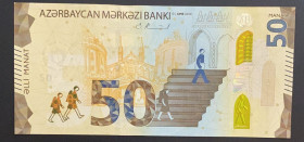 Azerbaijan, 50 Manat, 2020, UNC, pNew
There is a dent in the upper left corner.
Estimate: USD 50-100