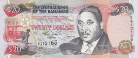 Bahamas, 20 Dollars, 1997, XF(-), p65a
Estimate: USD 30-60