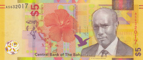 Bahamas, 5 Dollars, 2020, UNC, pNew
Estimate: USD 40-80
