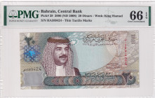 Bahrain, 20 Dinars, 2008, UNC, p29
PMG 66 EPQ
Estimate: USD 150-300
