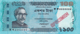 Bangladesh, 100 Taka, 2012, UNC, p57bs, SPECIMEN
Estimate: USD 15-30