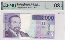 Belgium, 2.000 Francs, 1994/2001, UNC, p151
PMG 63 EPQ
Estimate: USD 225-550