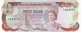 Belize, 20 Dollars, 1980, UNC, p41a
Queen Elizabeth II. Potrait
Estimate: USD 700-1400