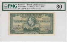 Bermuda, 10 Shillings, 1937, VF, p94a
PMG 30
Estimate: USD 1000-2000