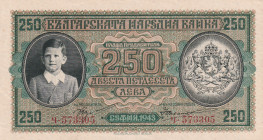 Bulgaria, 250 Leva, 1943, AUNC, p65a
Estimate: USD 30-60
