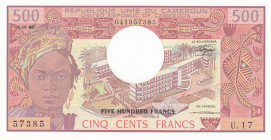 Cameroun, 500 Francs, 1983, UNC, p15d
Estimate: USD 25-50
