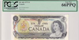 Canada, 1 Dollar, 1973, UNC, p85c
PCGS 66 PPQ, Queen Elizabeth II. Potrait
Estimate: USD 30-60