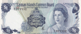 Cayman Islands, 1 Dollar, 1971, AUNC(-), p1a
Queen Elizabeth II. Potrait
Estimate: USD 20-40