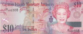 Cayman Islands, 10 Dollars, 2010, UNC, p40a
Queen Elizabeth II. Potrait
Estimate: USD 20-40
