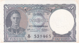 Ceylon, 1 Rupee, 1941, UNC, p34
Stained
Estimate: USD 80-160