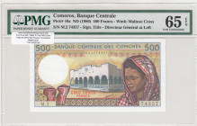Comoros, 500 Francs, 1986, UNC, p10a
PMG 65 EPQ
Estimate: USD 30-60