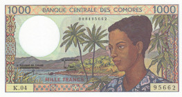 Comoros, 1.000 Francs, 1984/2004, UNC, p11b
Estimate: USD 35-70