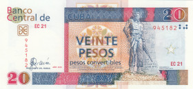 Cuba, 20 Pesos Convertibles, 2008, UNC, pFX50
Foreign Exchange Certificate
Estimate: USD 60-120