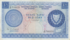 Cyprus, 5 Pounds, 1969, VF, p44a
Estimate: USD 60-120
