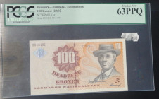 Denmark, 100 Kroner, 2002, UNC, p61a
PCGS 63 PPQ
Estimate: USD 50-100