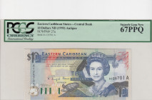 East Caribbean States, 10 Dollars, 1993, UNC, p27a
PMG 67 PPQ
Estimate: USD 100-200