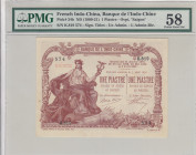 French Indo-China, 1 Piastre, 1909/1921, AUNC, p34b
PMG 58
Estimate: USD 250-500