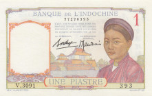 French Indo-China, 1 Piastre, 1949, XF(+), p54b
Estimate: USD 50-100