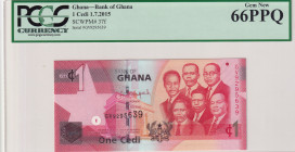 Ghana, 1 Cedi, 2015, UNC, p37f
PCGS 66 PPQ
Estimate: USD 25-50