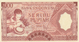 Indonesia, 1.000 Rupiah, 1958, UNC, p61
Light handling
Estimate: USD 20-40