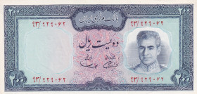Iran, 200 Rials, 1971/1973, UNC, p92a
Light handling
Estimate: USD 30-60
