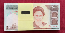 Iran, 1.000 Rials, 1992, UNC, p143, BUNDLE
(Total 100 consecutive banknotes)
Estimate: USD 30-60