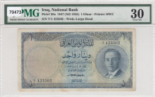 Iraq, 1 Dinar, 1947, VF, p39a
PMG 30
Estimate: USD 300-600