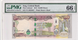 Iraq, 50.000 Dinars, 2015, UNC, pNew
PMG 66 EPQ
Estimate: USD 100-200